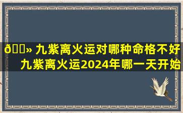 🌻 九紫离火运对哪种命格不好（九紫离火运2024年哪一天开始）